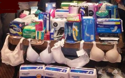 We donated needed feminine hygiene products and undergarments to Housing Opportunities - Apr 2017